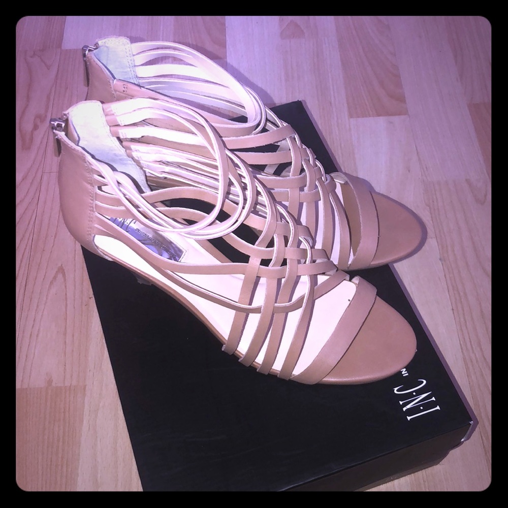 Tan sandals